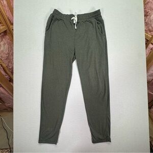 Vuori Men’s Jogger Pants Size XL Olive Green Drawstring Lounge Athletic